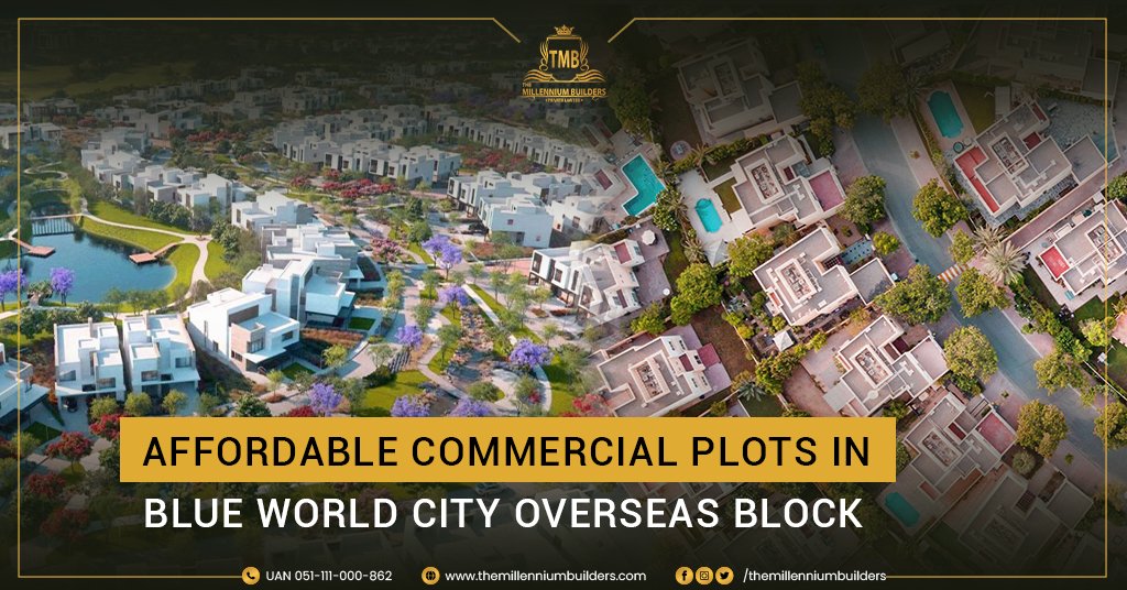 Affordable Commercial Plots in Blue World City Overseas Block